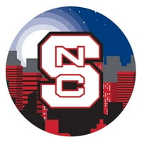 Fan Creations NCAA North Carolina State Wolfpack Unisex NC State University Dog Bone Sign 6 x 12 Team Color